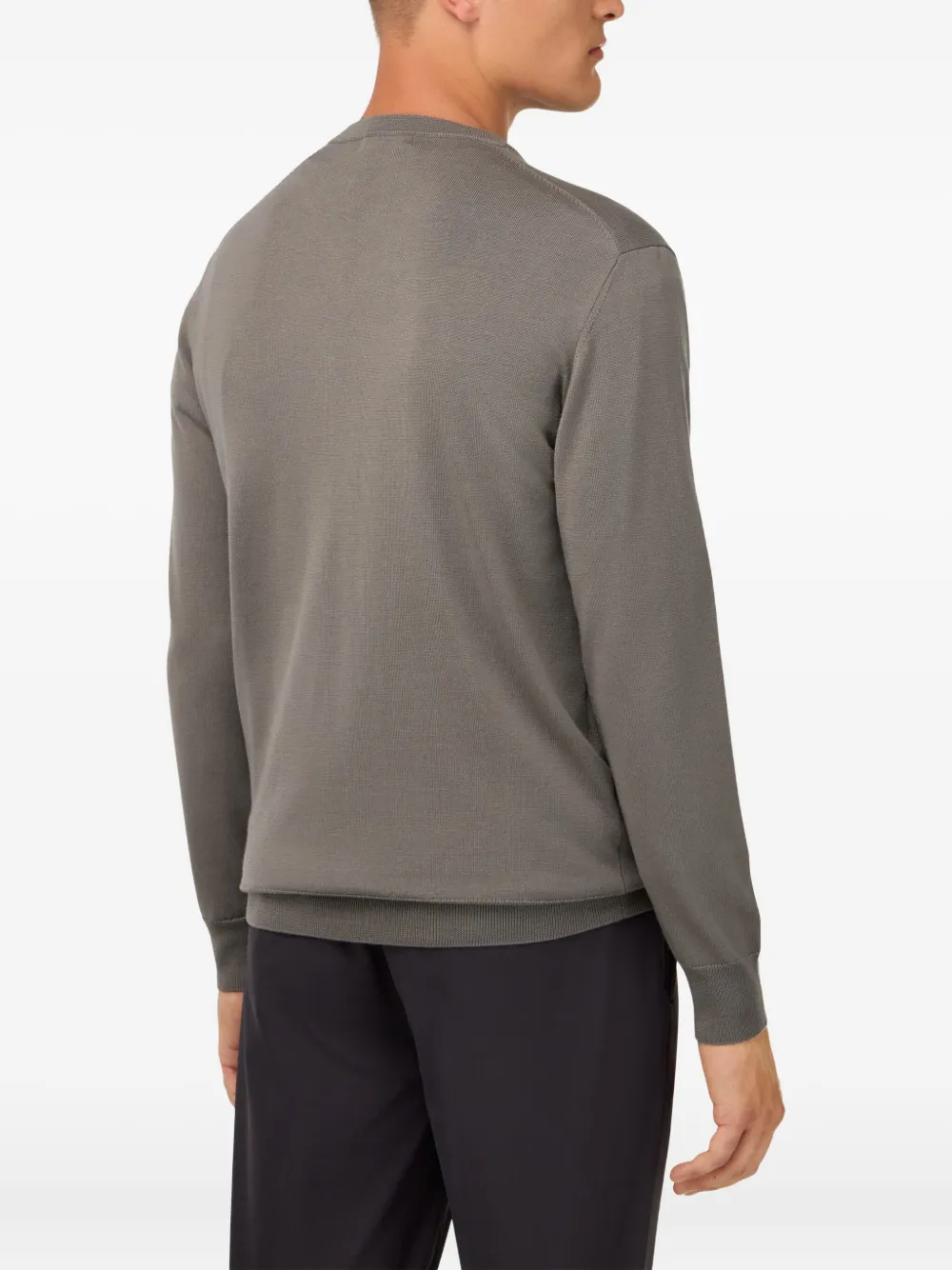 Boggi Milano Trui met V-hals Grijs