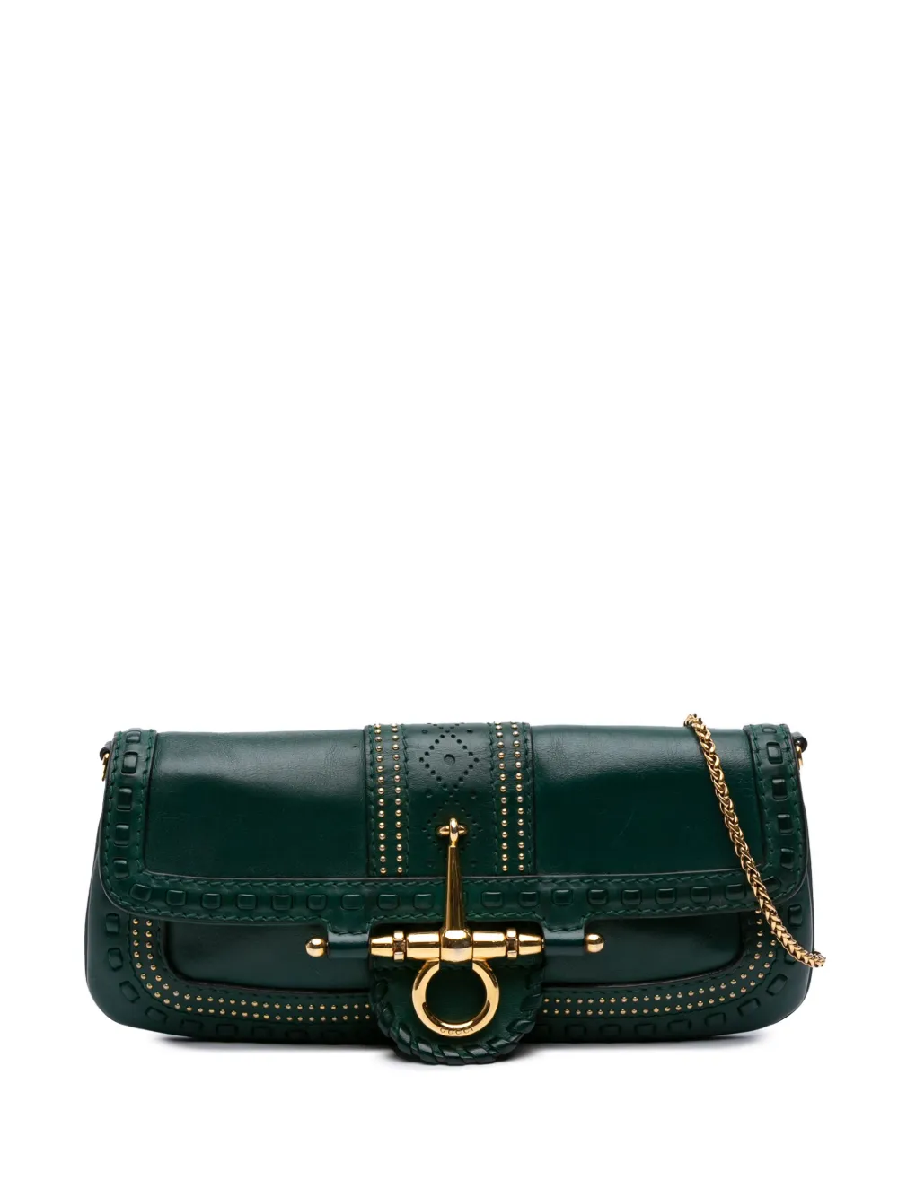 2016-2025 Leather Snaffle Bit Chain shoulder bag