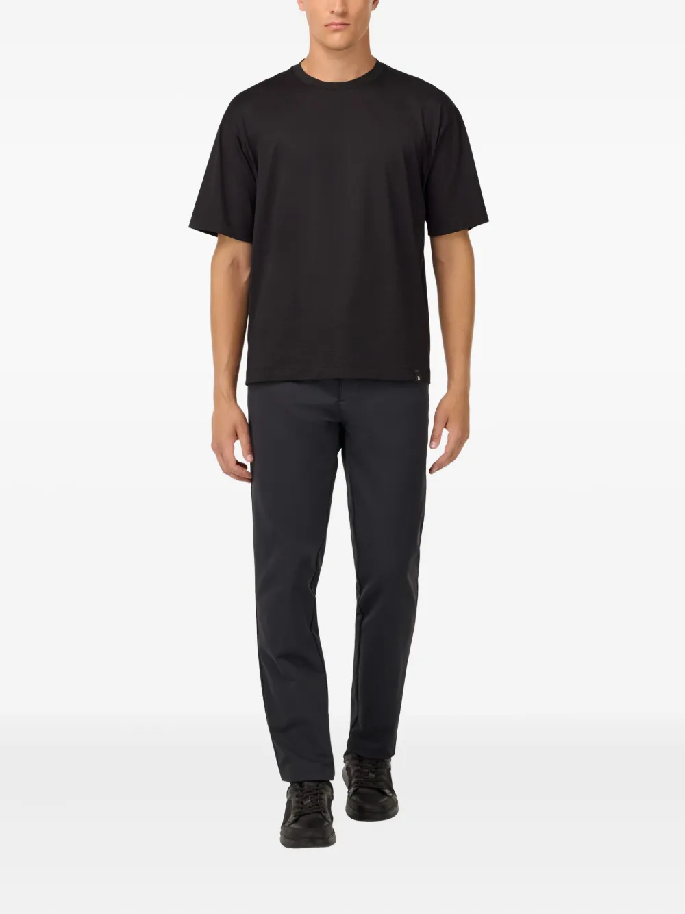 Boggi Milano B-Tech broek met diagonale zak - Blauw