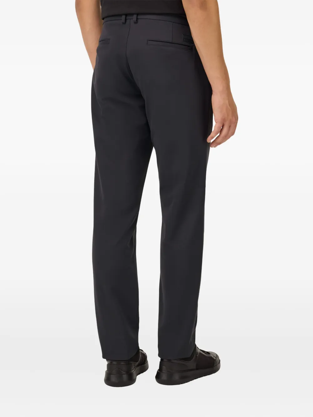 Boggi Milano B-Tech broek met diagonale zak Blauw