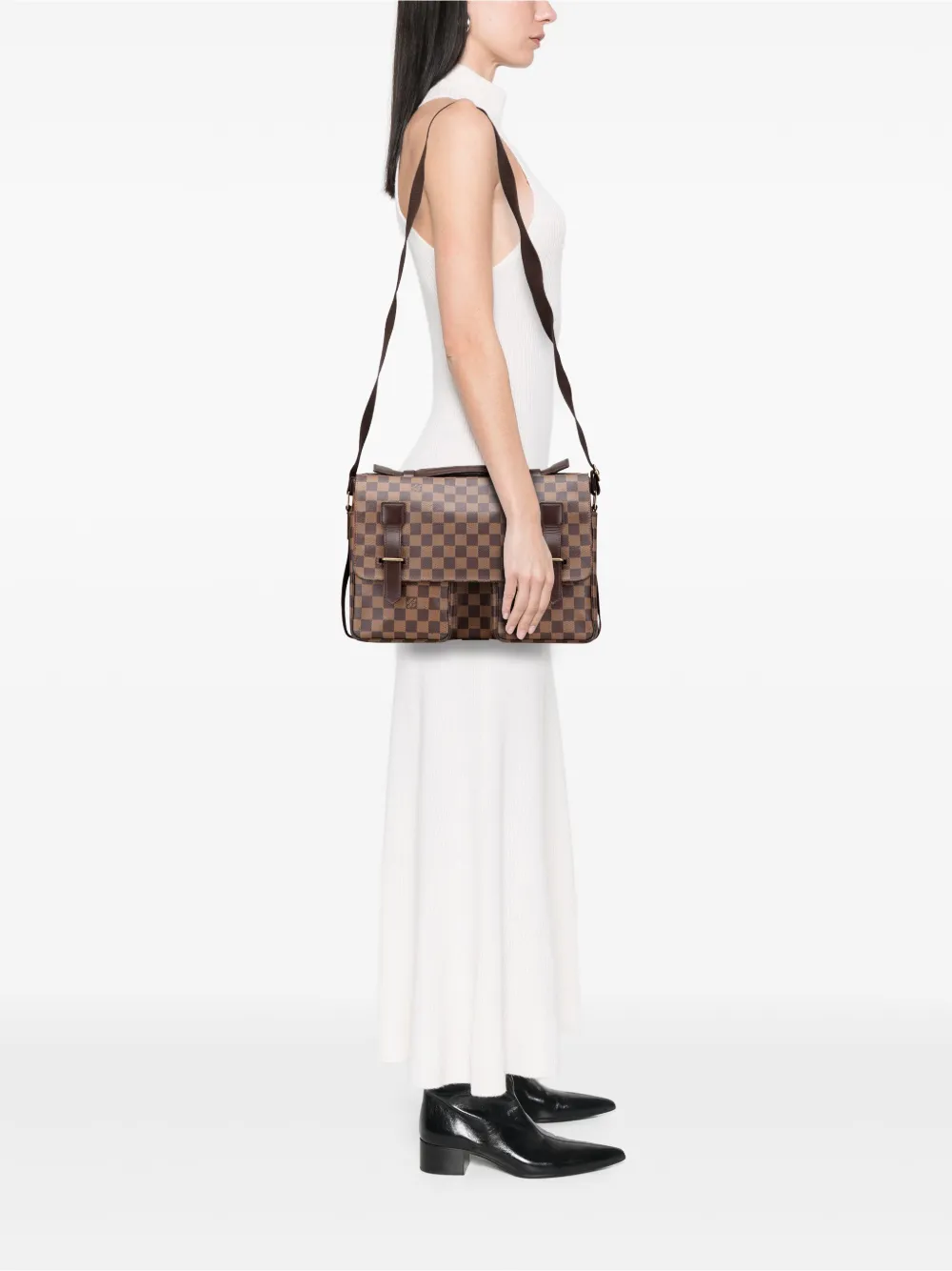 Louis Vuitton Pre-Owned 2005 Damier Ebene Broadway satchel | Pre-Owned | Image 2
