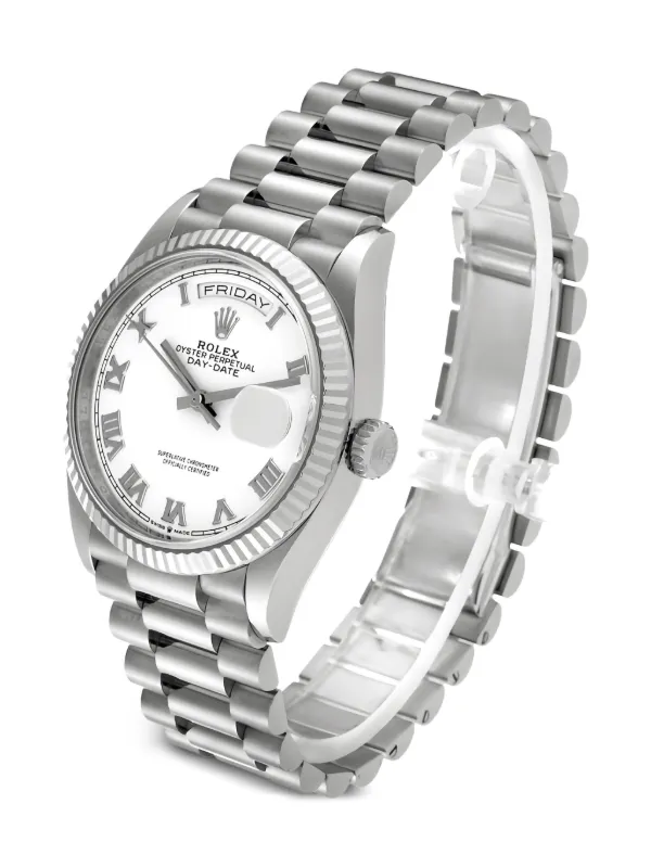 Rolex デイデイト 36mm | ホワイト | FARFETCH JP