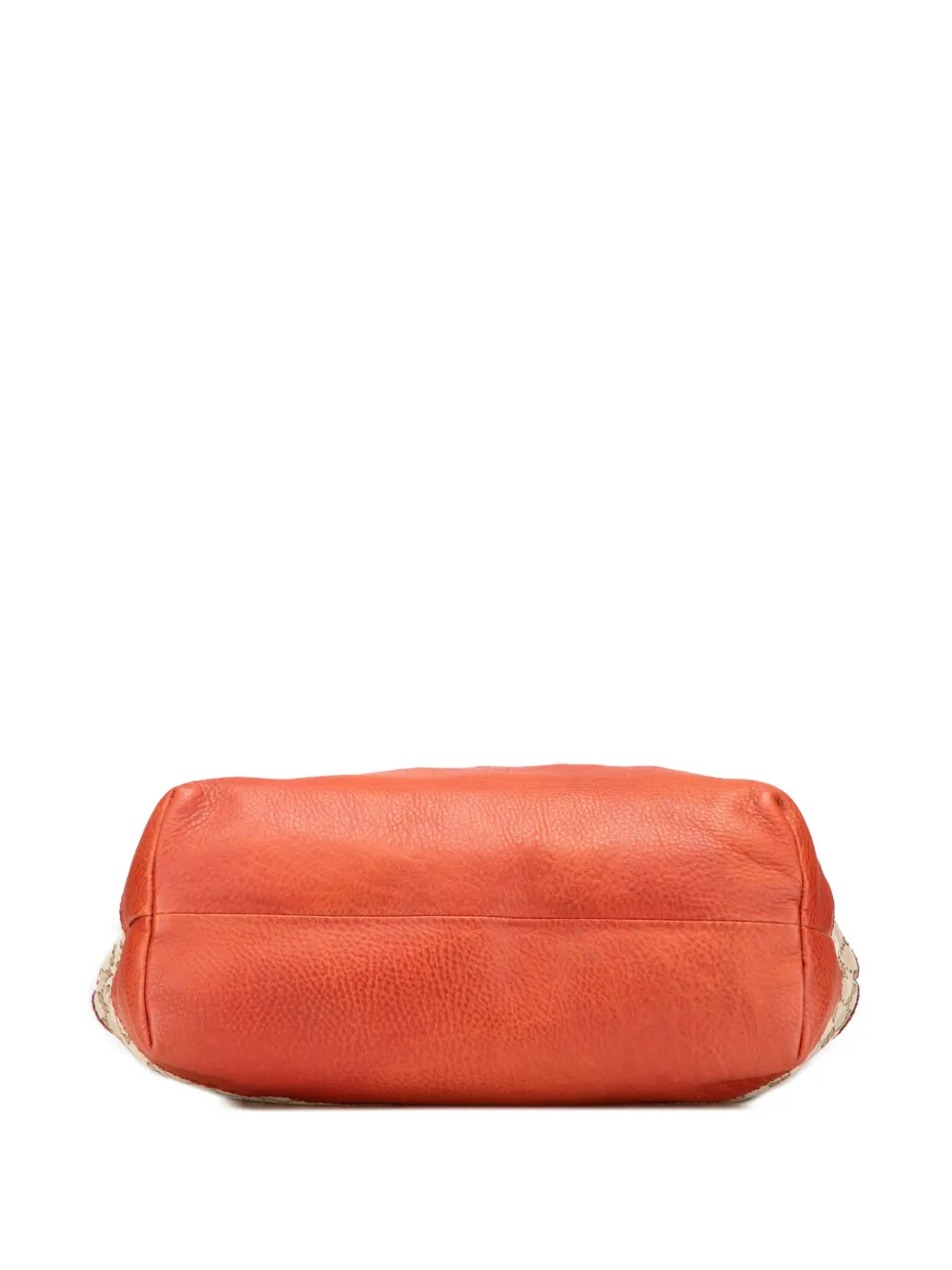 Pre-owned Gucci 2000-2015 Large Gg Canvas Laidback Crafty Tote Bag In Orange