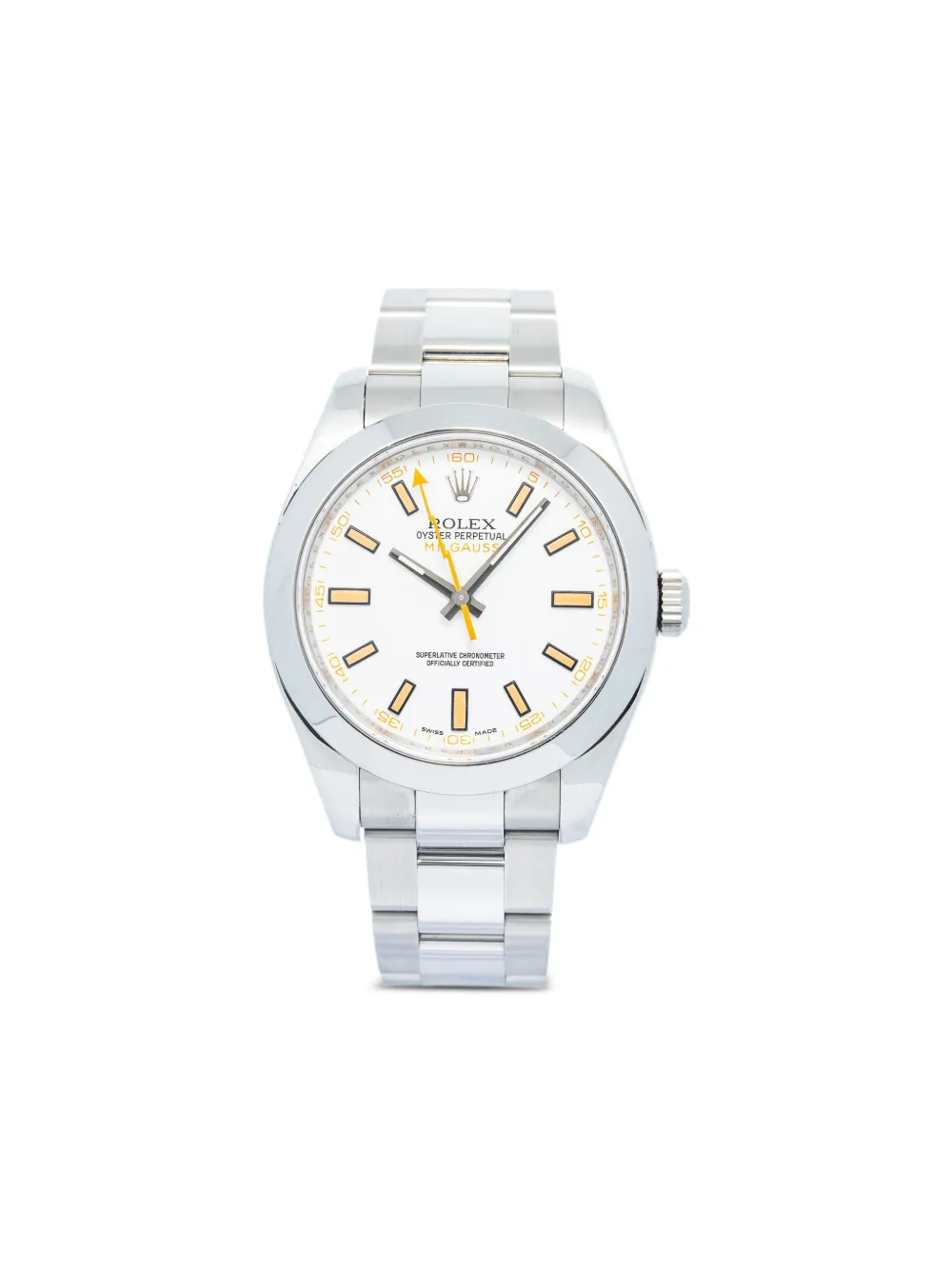 Rolex ミルガウス 40mm - ホワイト Rolex ミルガウス 40mm - ホワイト