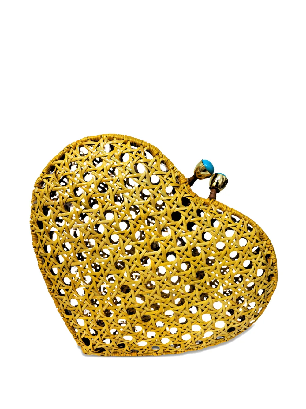 SERPUI Passionate Heart wicker bag | Brown | Image 1