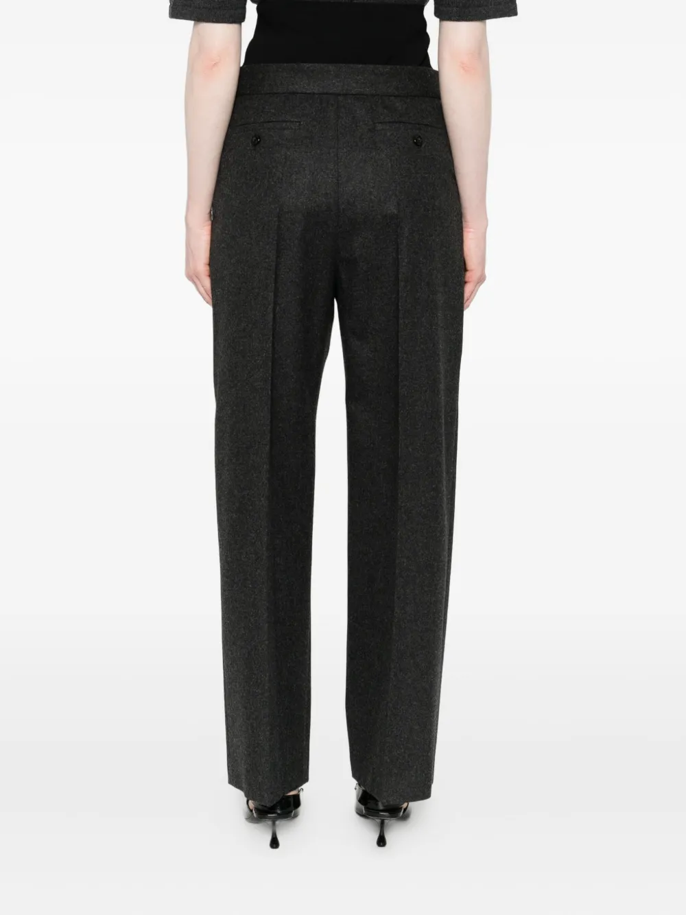 Knit-Waistband Trousers