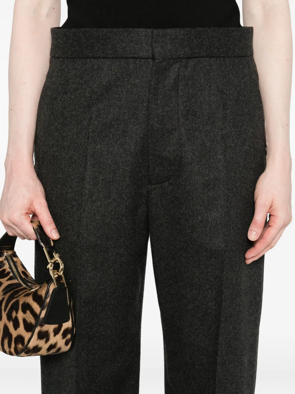 Knit-Waistband Trousers