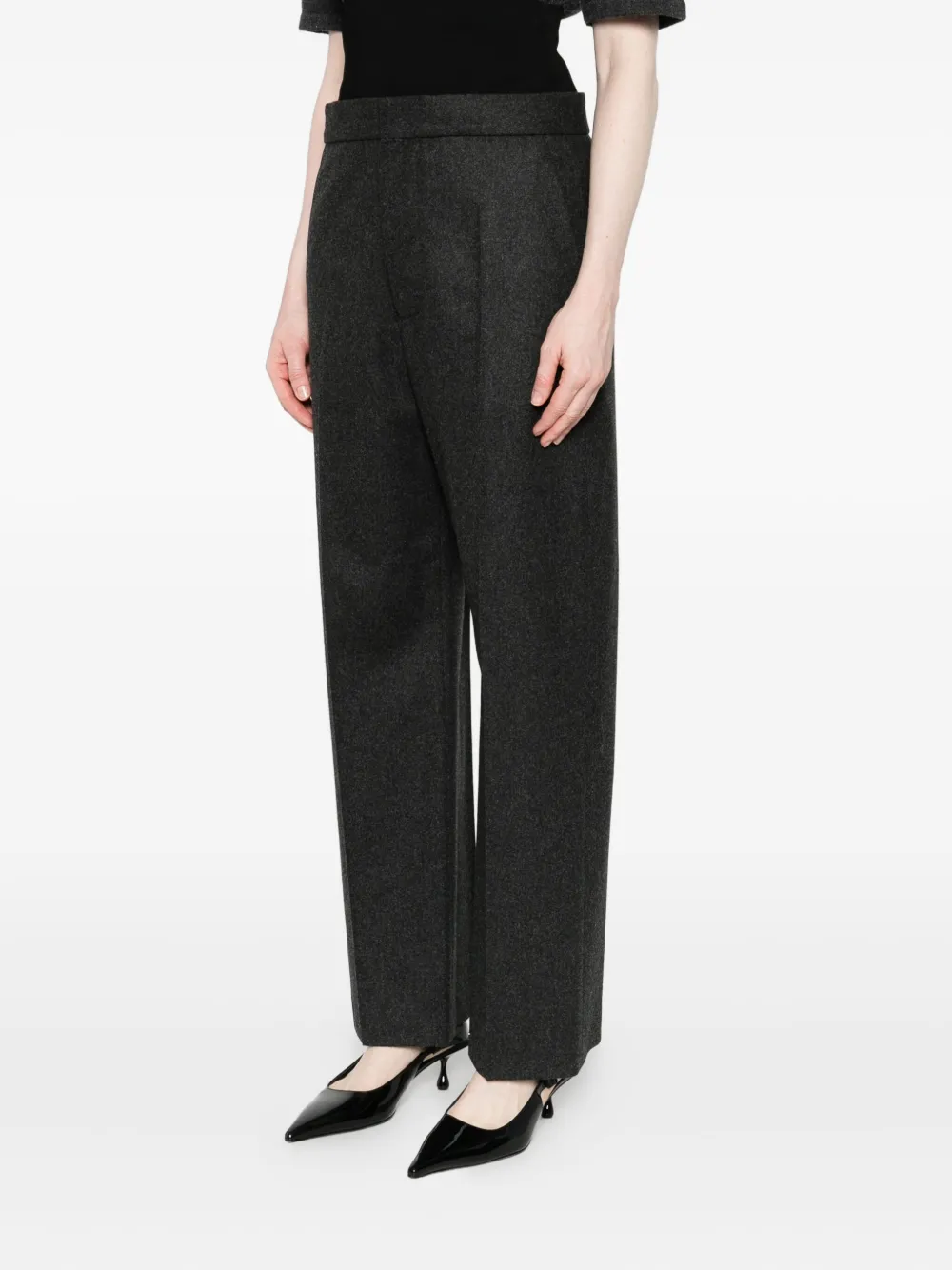 Knit-Waistband Trousers