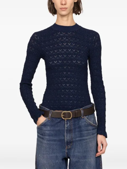Sea Ruby long-sleeve sweater