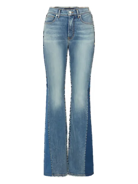 Veronica Beard Baverly contrast-stitching jeans