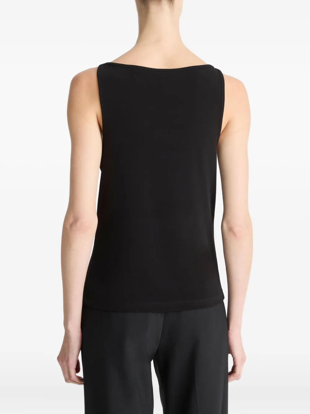 Vince Tanktop met boothals Zwart