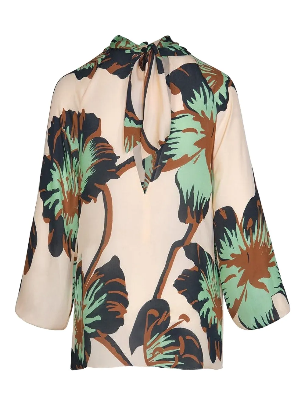 Johanna Ortiz floral-print tie-neck tunic | Tunic Tops & Kaftans | Image 2