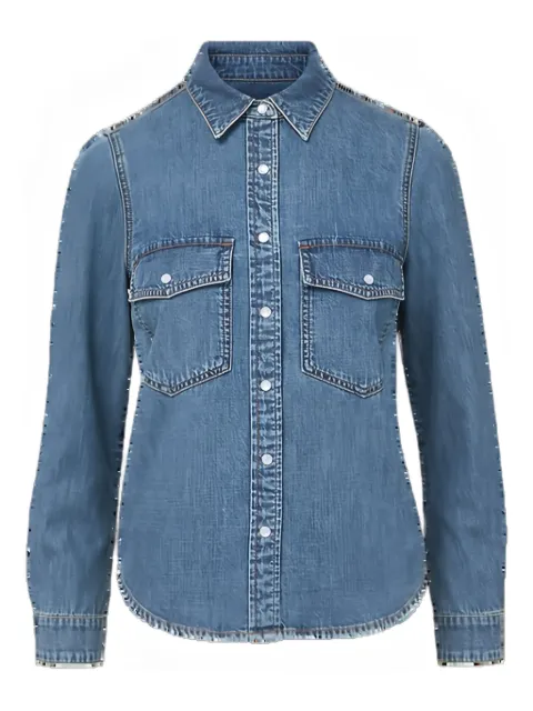 Veronica Beard flap-pocket denim shirt
