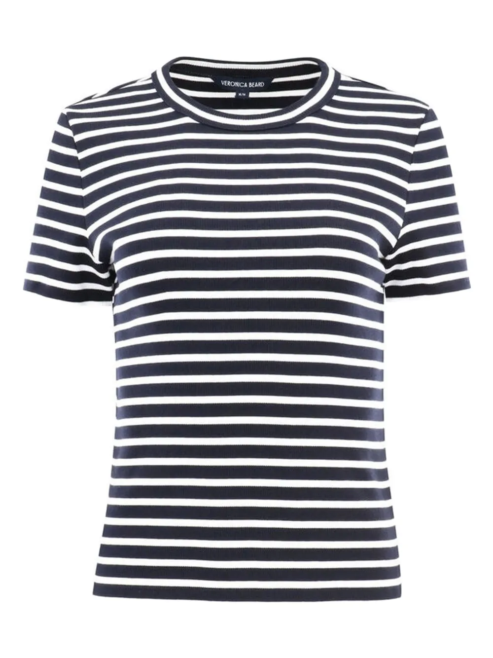 Veronica Beard Pruitt striped crew-neck T-shirt | Blue | Image 1