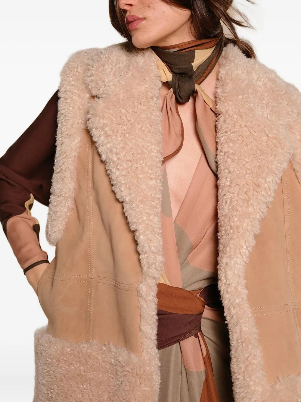 Johanna Ortiz Salty Air lammy top Beige