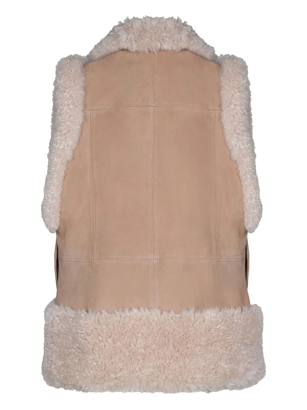 Johanna Ortiz Salty Air shearling vest | Faux Fur & Shearling Jackets | Image 2