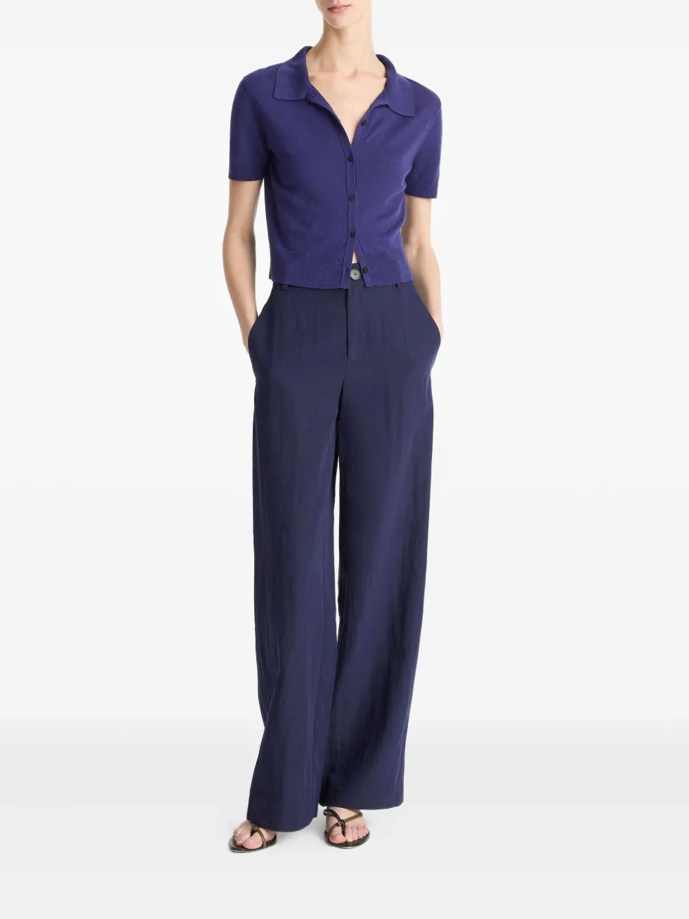 Vince buttoned short-sleeve cardigan | Cardigans | Image 2