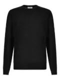 Canali crew-neck wool sweater - Black
