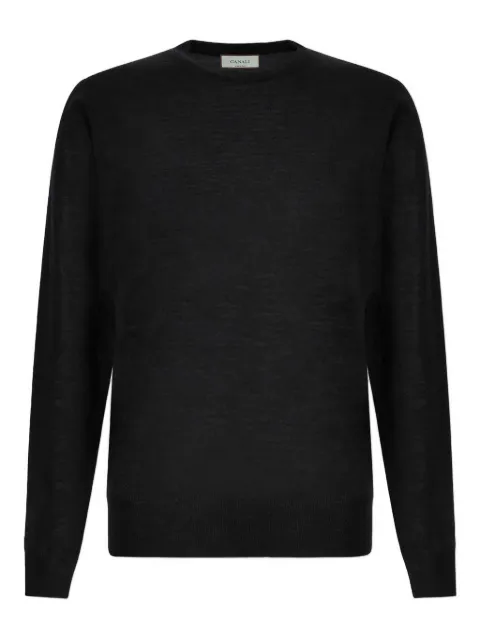 Canali crew-neck wool sweater