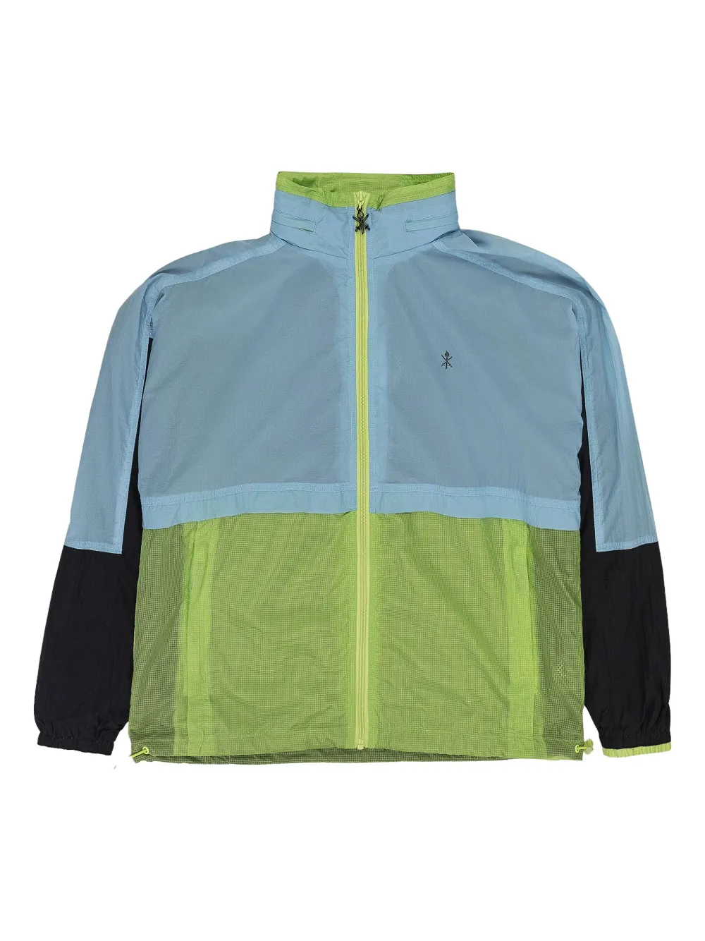 colour-block jacket