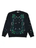 Opening Ceremony bandana-jacquard sweater - Black