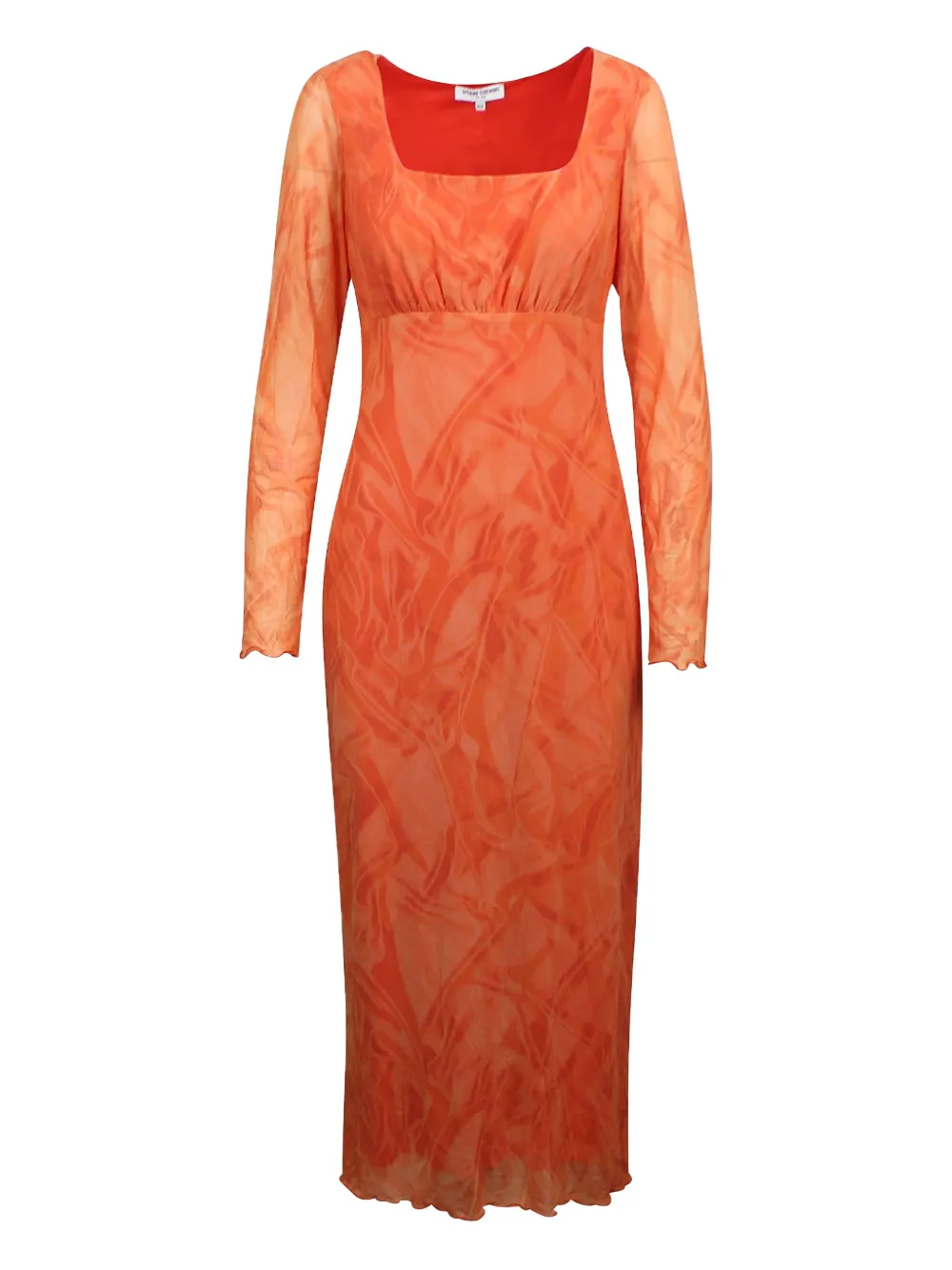 empire mesh dress