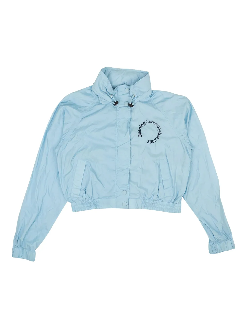Opening Ceremony Baby cropped windbreaker Blauw