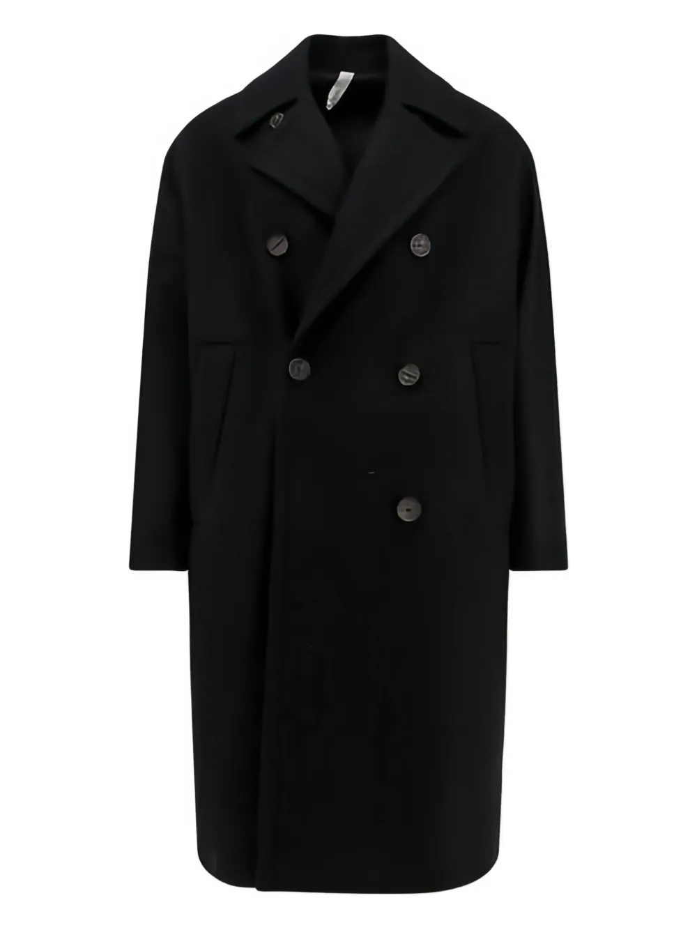 Hevo double-breasted coat | Black | Image 1
