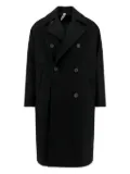 Hevo double-breasted coat - Black