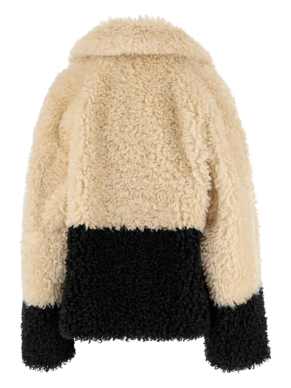 STAND STUDIO colour-block jacket Beige