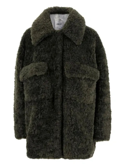 Jakke long-sleeves patch-pocket coat