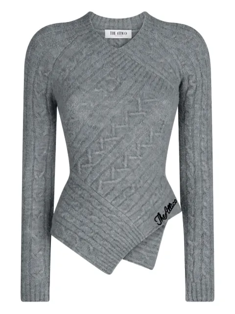 The Attico cable knit jumper