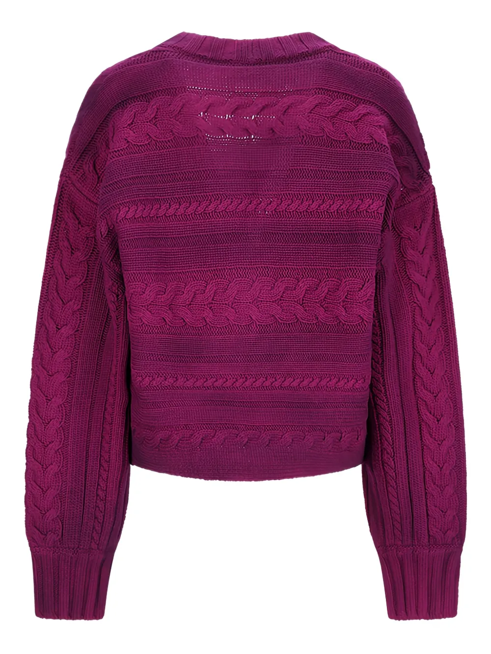 The Attico cable-knit v-neck cardigan | Cardigans | Image 2