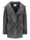 THE ANDAMANE belted cargo-pocket jacket - Grey