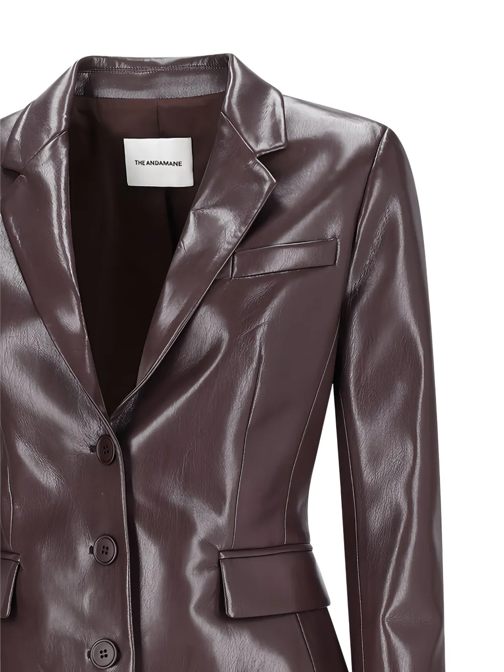 THE ANDAMANE three-button jacket Bruin