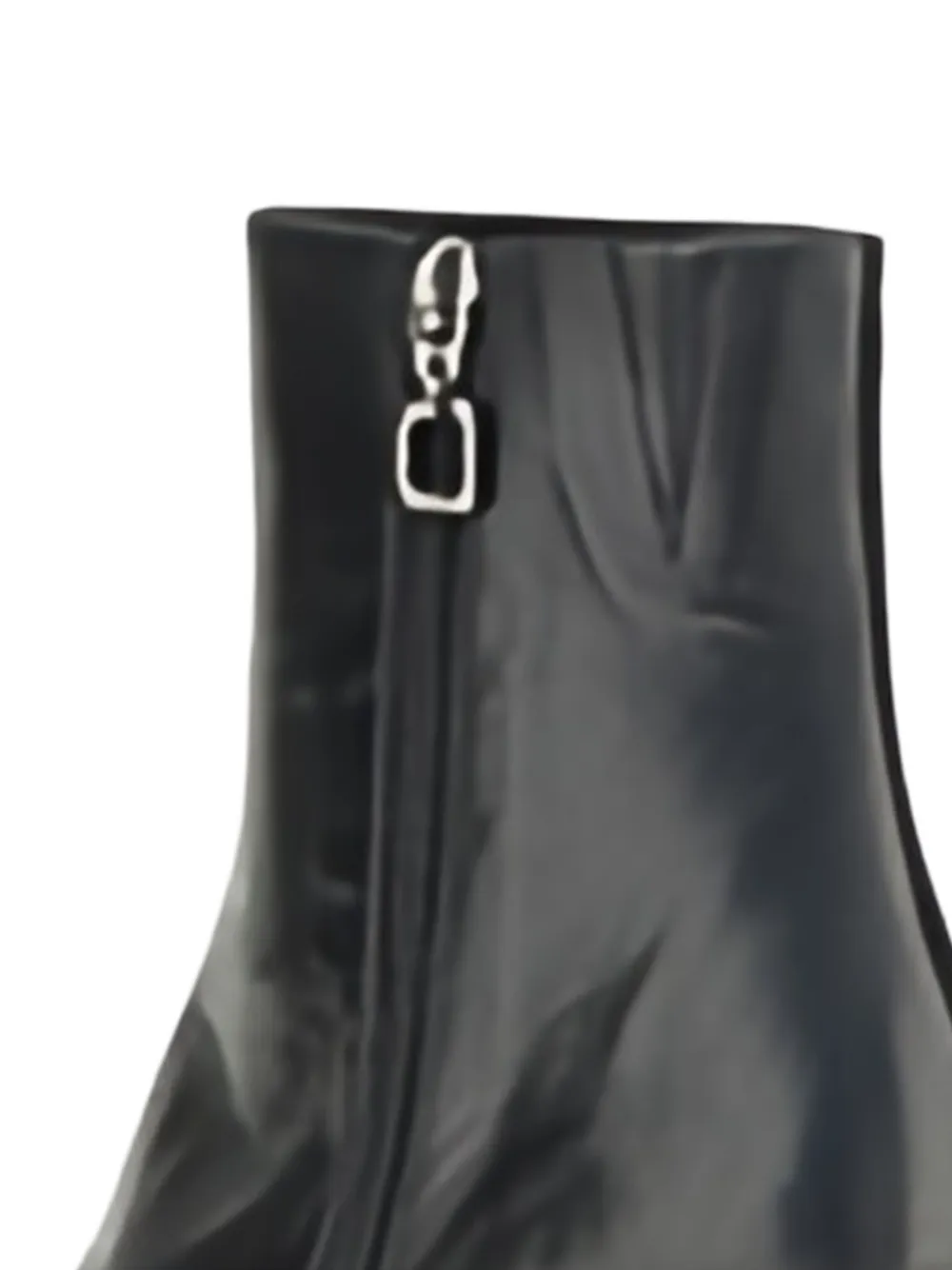Carel Paris 7mm Espirit patent-cap block-heel boots Black