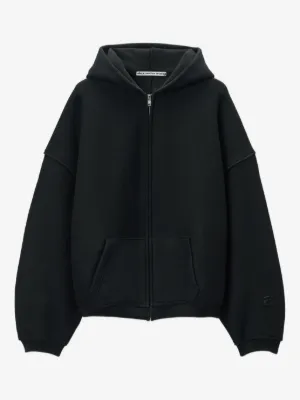alexanderwang（アレキサンダー・ワン） 袖ロゴクロップドパーカー 