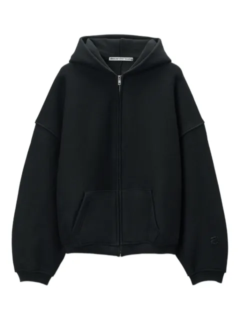 Alexander Wang Puff Logo zip-up hoodie