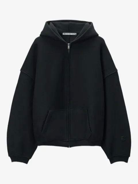 Alexander Wang Puff Logo zip-up hoodie