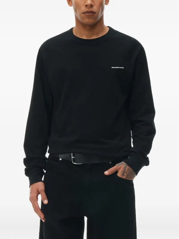 アレキサンダーワンロゴロングtシャツ Alexander Wang ロゴ ロングT