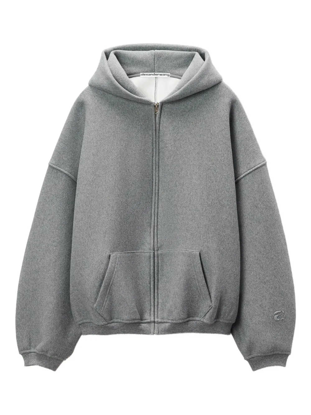 Alexander Wang Puff Logo パーカー - グレー Alexander Wang Puff Logo パーカー - グレー