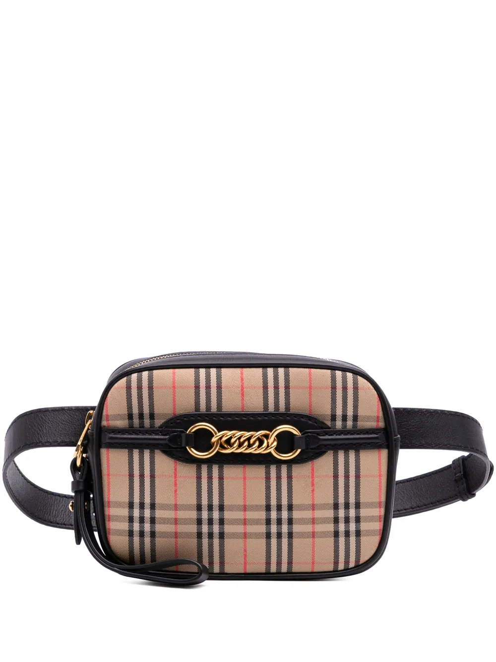 Burberry Pre-Owned 2000-2017 Haymarket Check Canvas 1983 Link belt bag Burberry Pre-Owned 2000-2017 Haymarket Check Canvas 1983 Link belt bag