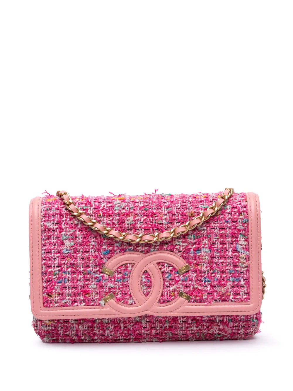 2019 Small Tweed CC Filigree Flap crossbody bag
