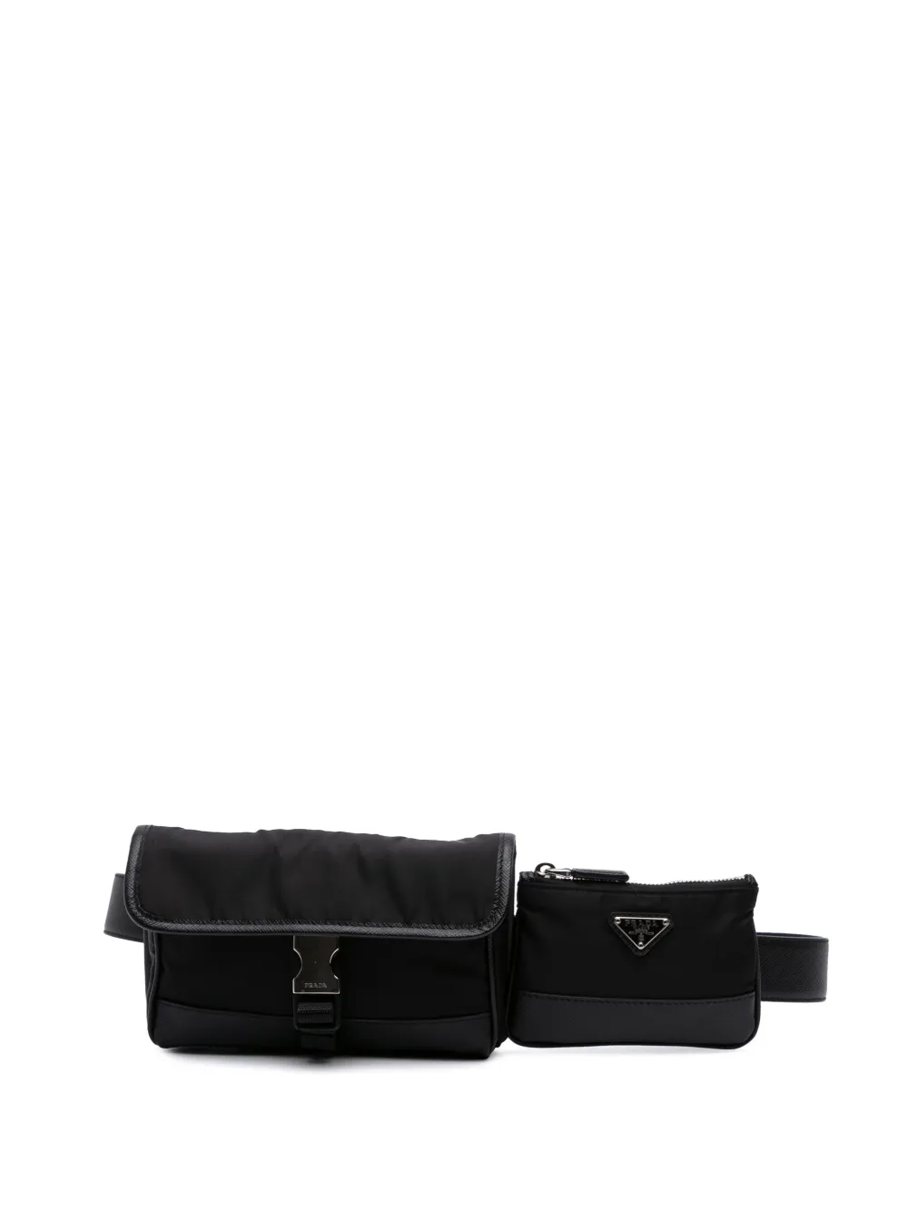 2000-2013 Saffiano Trimmed Tessuto belt bag