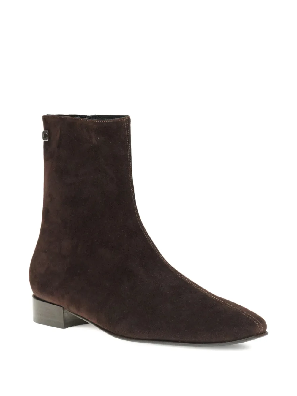 Carel Paris zip-detail suede boots Bruin