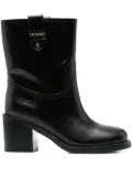 TWINSET 70mm block-heel ankle boots - Black