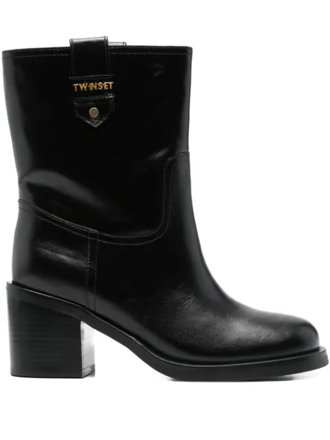 TWINSET 70mm block-heel ankle boots