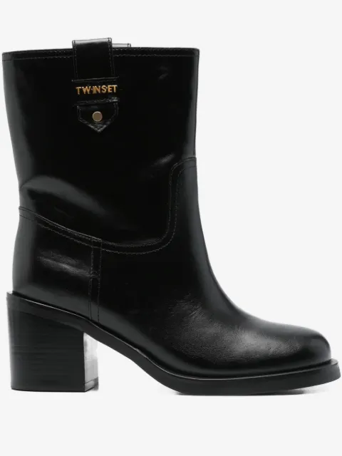 TWINSET 70mm block-heel ankle boots