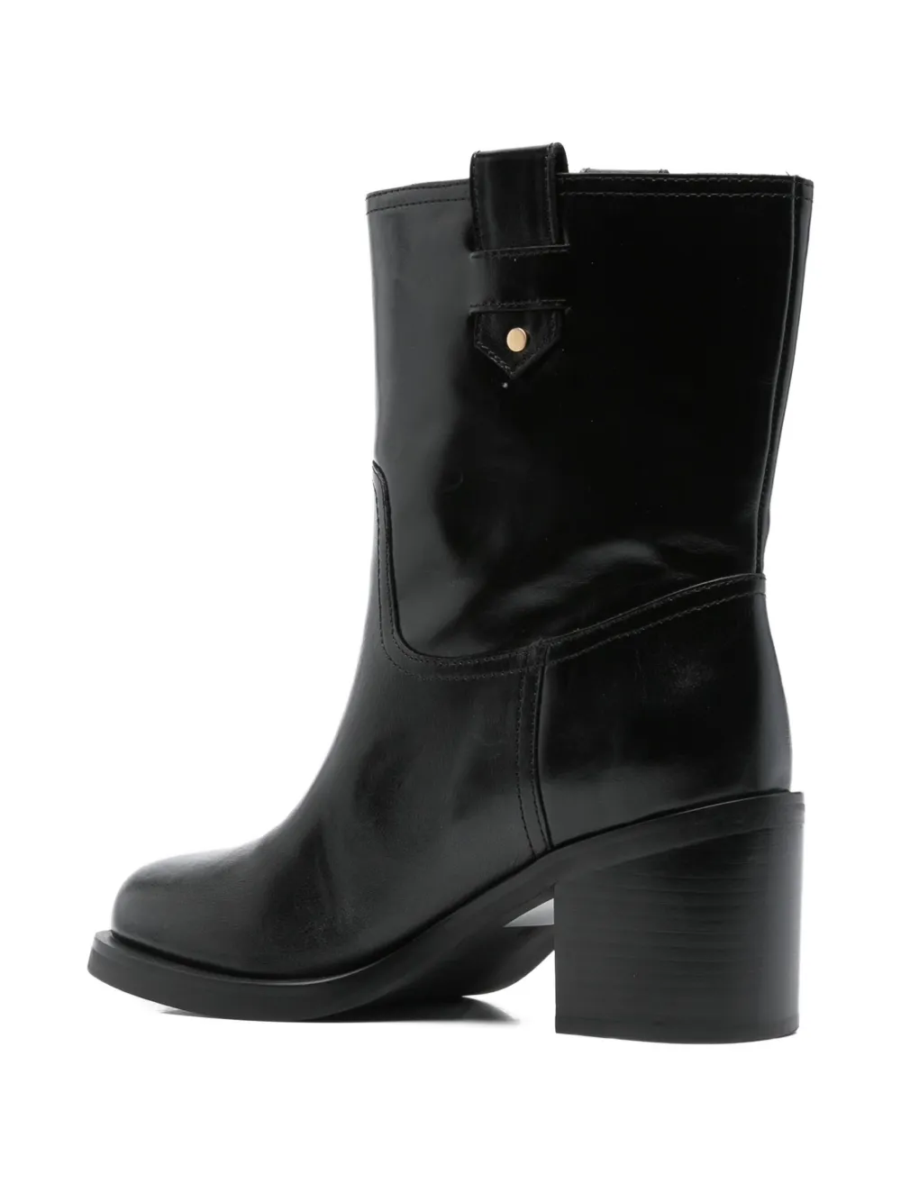 TWINSET 70mm block-heel ankle boots Black