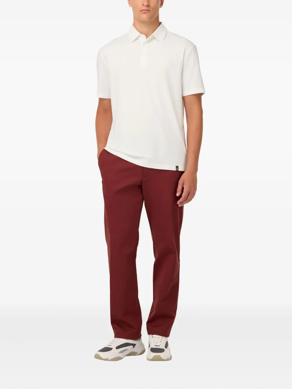 Boggi Milano short-sleeve polo shirt - Wit